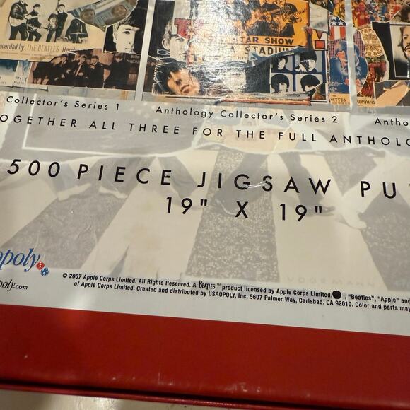 Lot of 2 Beatles Jigsaw Puzzles Revolver Anthology 3 500 Pieces Each - Picture 9 of 11